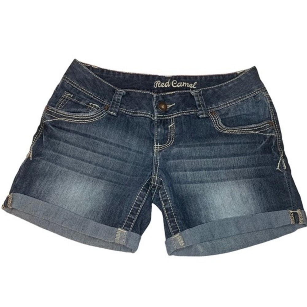 Red Camel Jean/Denim Shorts. Size 5.